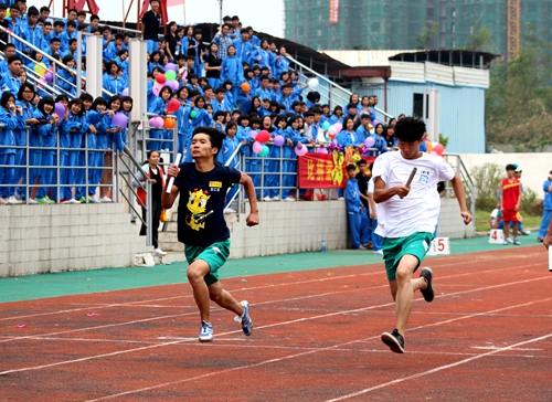 拚搏的運動員